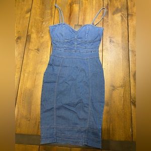Bodycon stretchy Jean dress